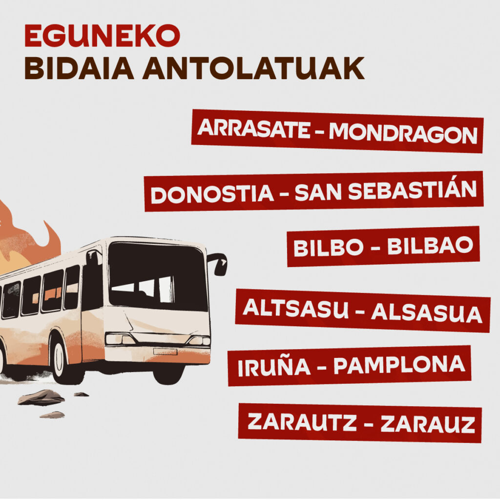 ARFrako eguneko bidaia antolatuak