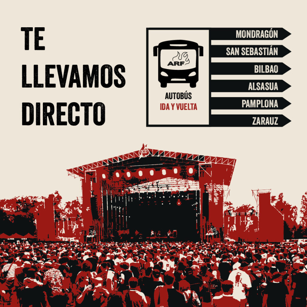Autobuses directos al festival