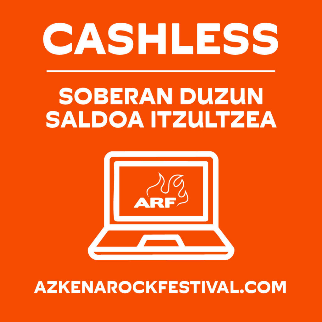 Cashless. Soberan duzun saldo itzultzea. Azkena Rock Festival 2025.